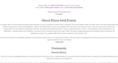 Desktop Screenshot of elissaheld.com